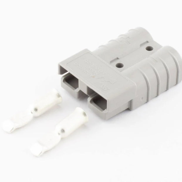 Anderson Plug 2 Way GREY 50A 6AWG Contacts