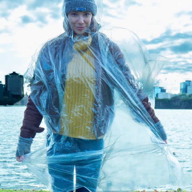 Degradable Adult Rain Poncho