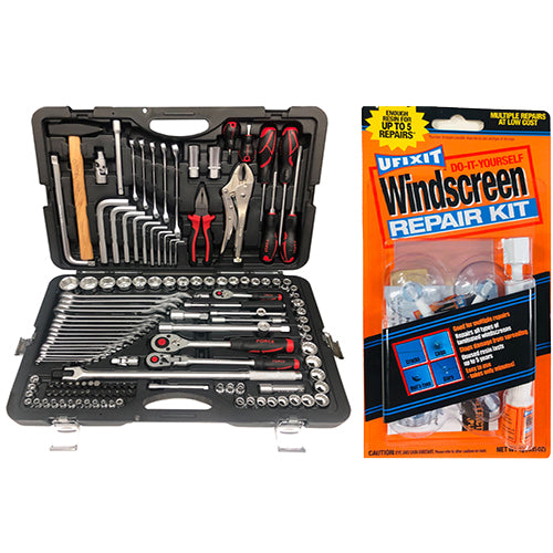 UFIXIT Windscreen Repair Kit & Tool Kit Bundle UFIXIT AU